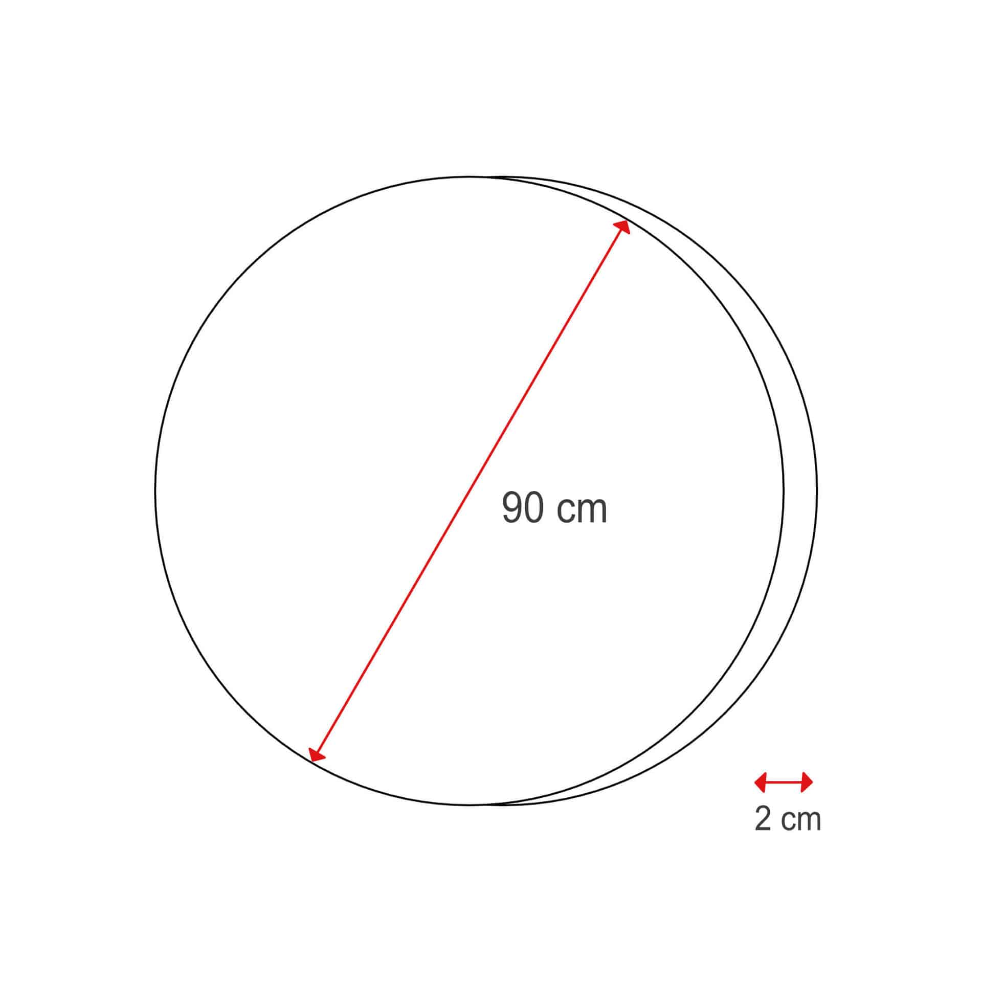 YANDIYA infratükör kerek 500 W (átm. 90 cm) - Image 2