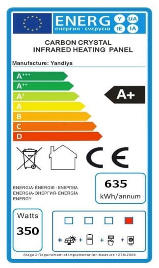 YANDIYA infratükör 350 W (60x70 cm) - Image 7